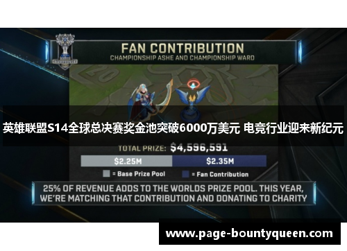英雄联盟S14全球总决赛奖金池突破6000万美元 电竞行业迎来新纪元 英雄联盟S14全球总决赛奖金池突破6000万美元 电竞行业迎来新纪元